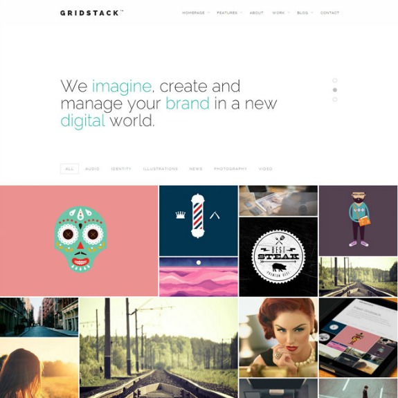 gridstack-wordpress-theme