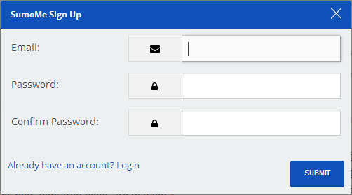 SumoMe Signup