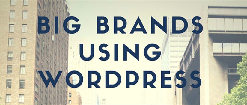 45 Popular Brands Using WordPress