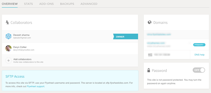 Flywheel-Site-Dashboard