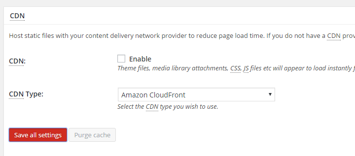 W3TC CF Settings - How To Set Up CloudFront With W3 Total Cache or WP Super Cache