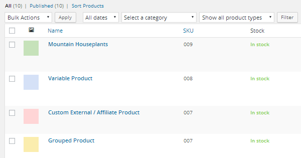 Merchandiser Demo Products