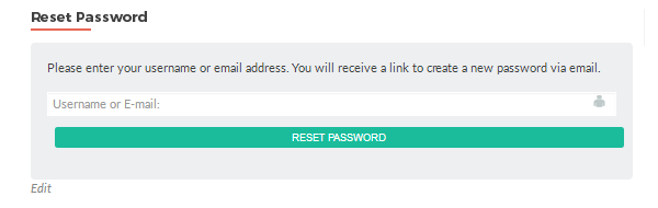 ProfilePress - Reset Password Page