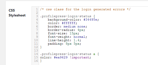 ProfilePress - New Login Form CSS Stylesheet