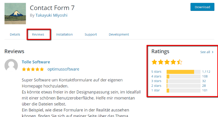 plugin rating