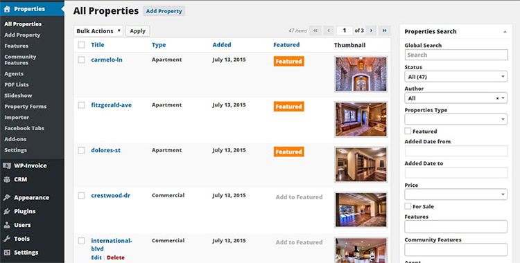 wp property plugin