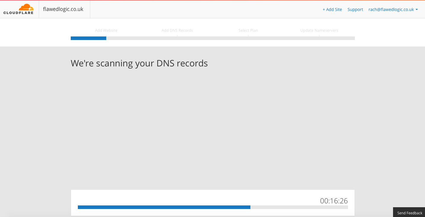 cloudflare scanning dns