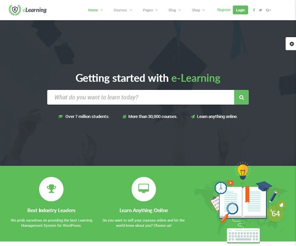 eLearning WordPress Theme