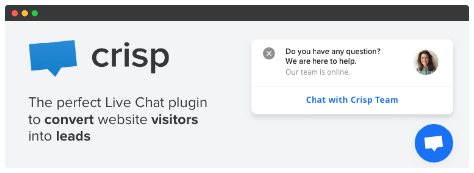 The Crisp Live Chat plugin.