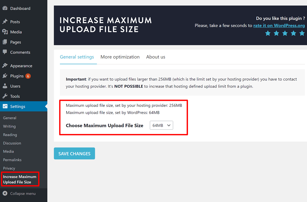 How to Increase the Maximum File Upload Size in WordPress