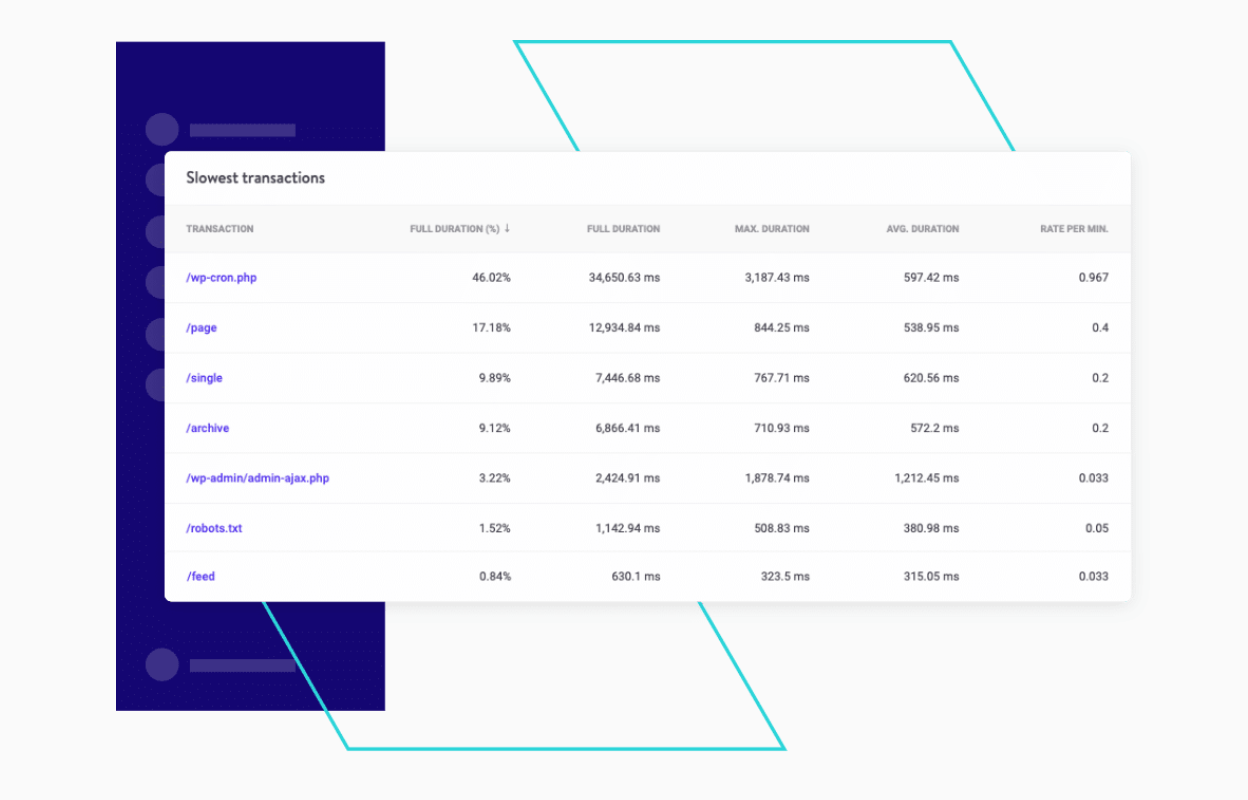 Kinsta's APM tool.