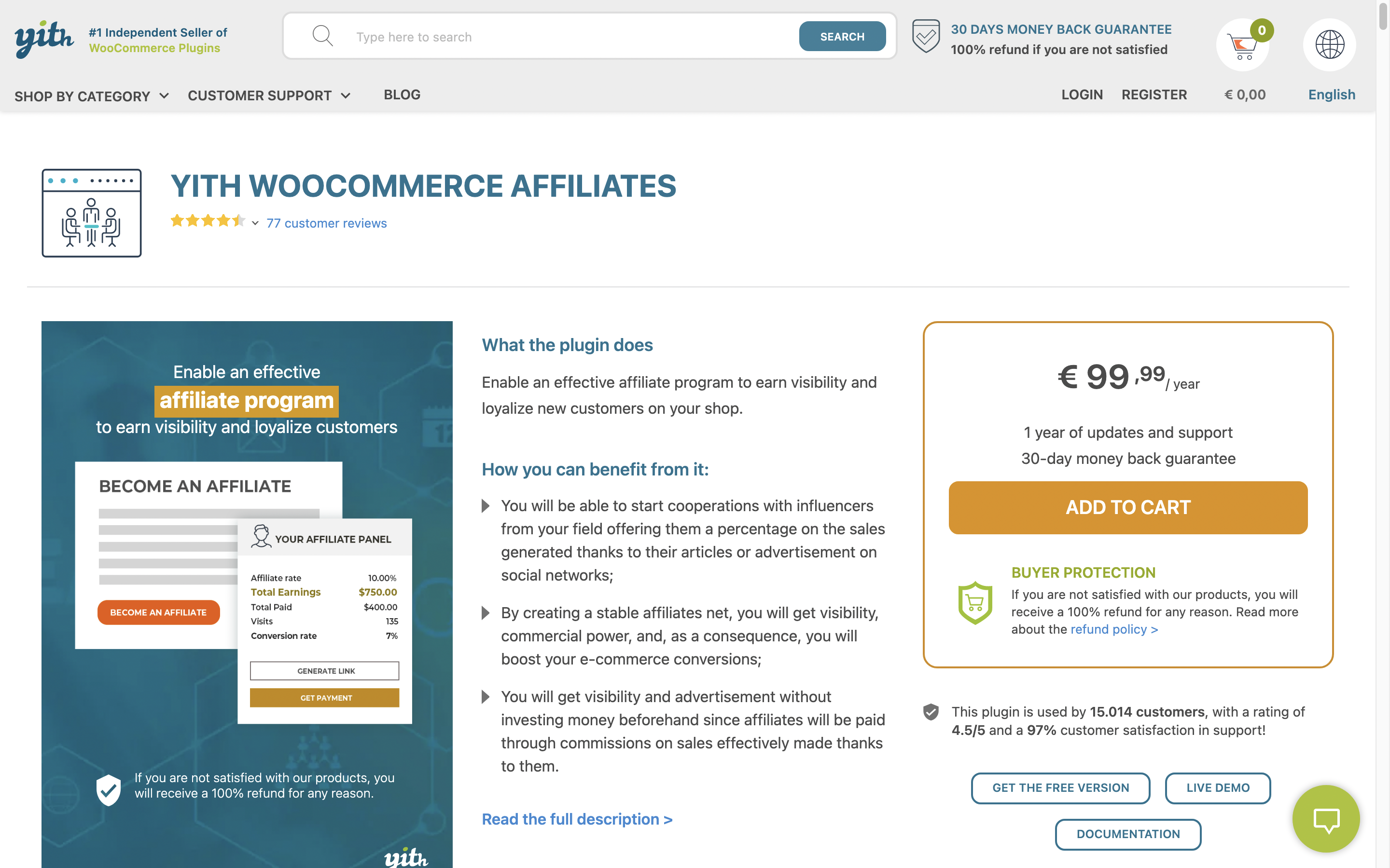 YITH WooCommerce Affiliates