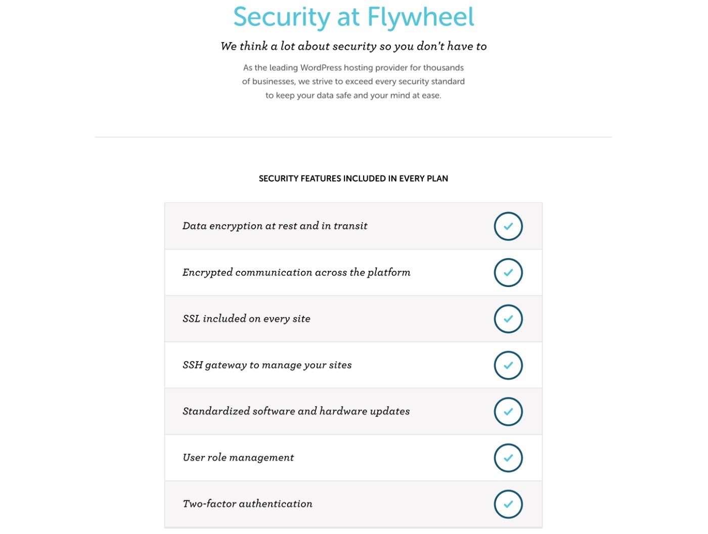 A quality host can implement WordPress website security tips