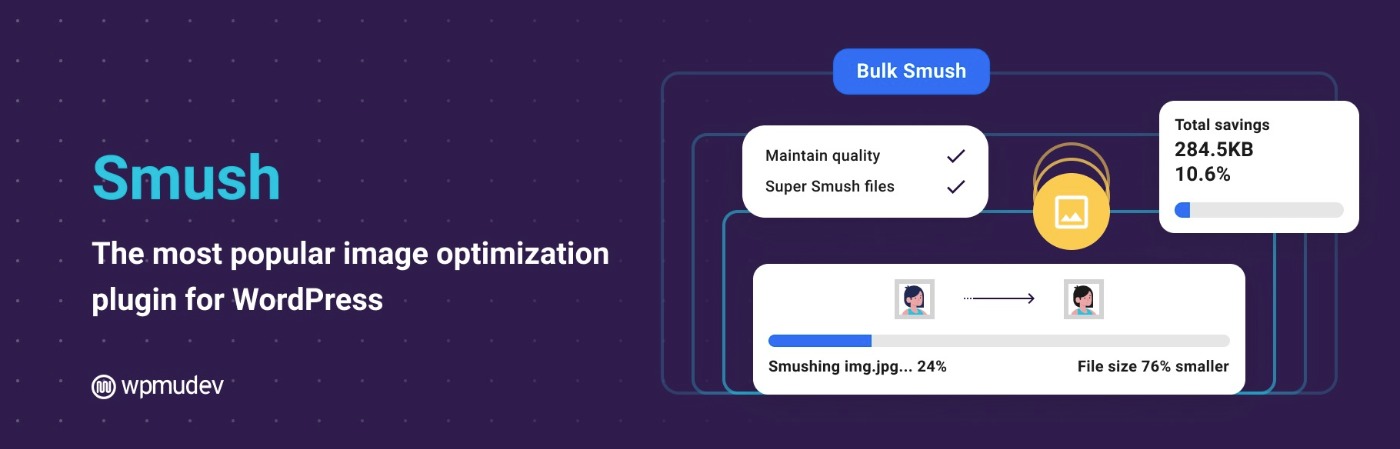 Smush image optimization tool