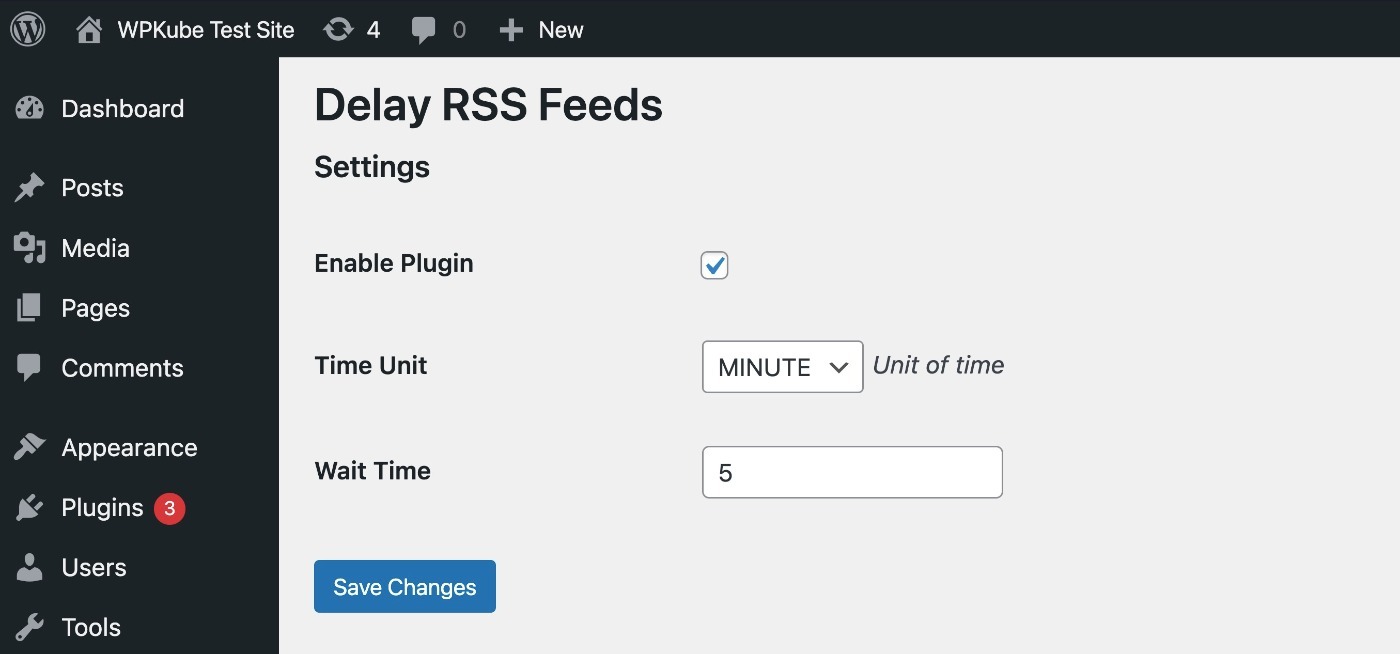 Delay Feeds WordPress content protection plugin