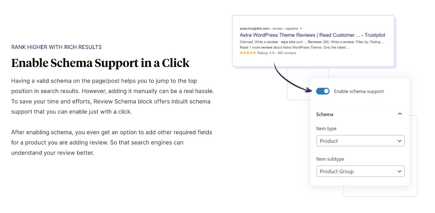 Spectra schema review block